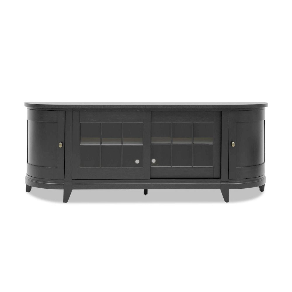 Entertainment Console (2 sliding doors, 2 doors, 4 adj shelves, 3 outlets)