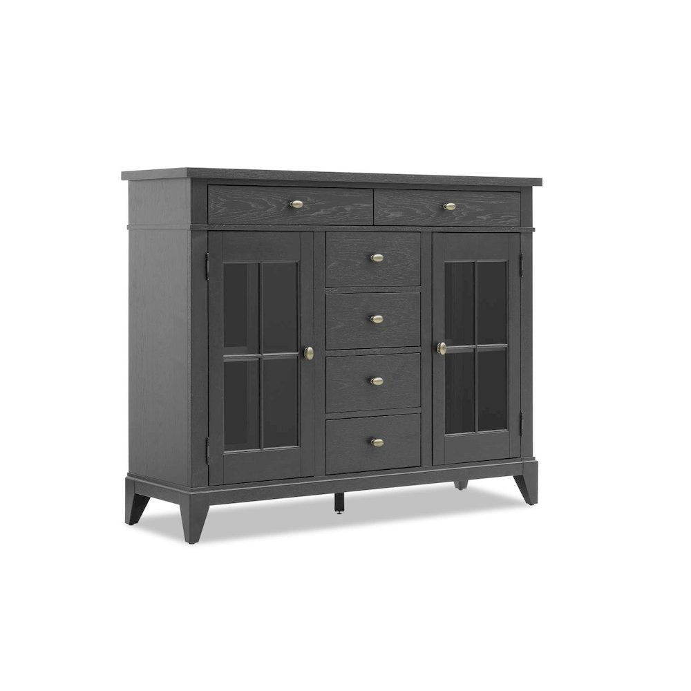 Today's Traditions Tall Server (7 drawers, 2 doors, 2 adj shelves)