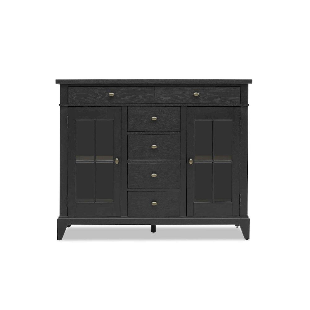 Today's Traditions Tall Server (7 drawers, 2 doors, 2 adj shelves)