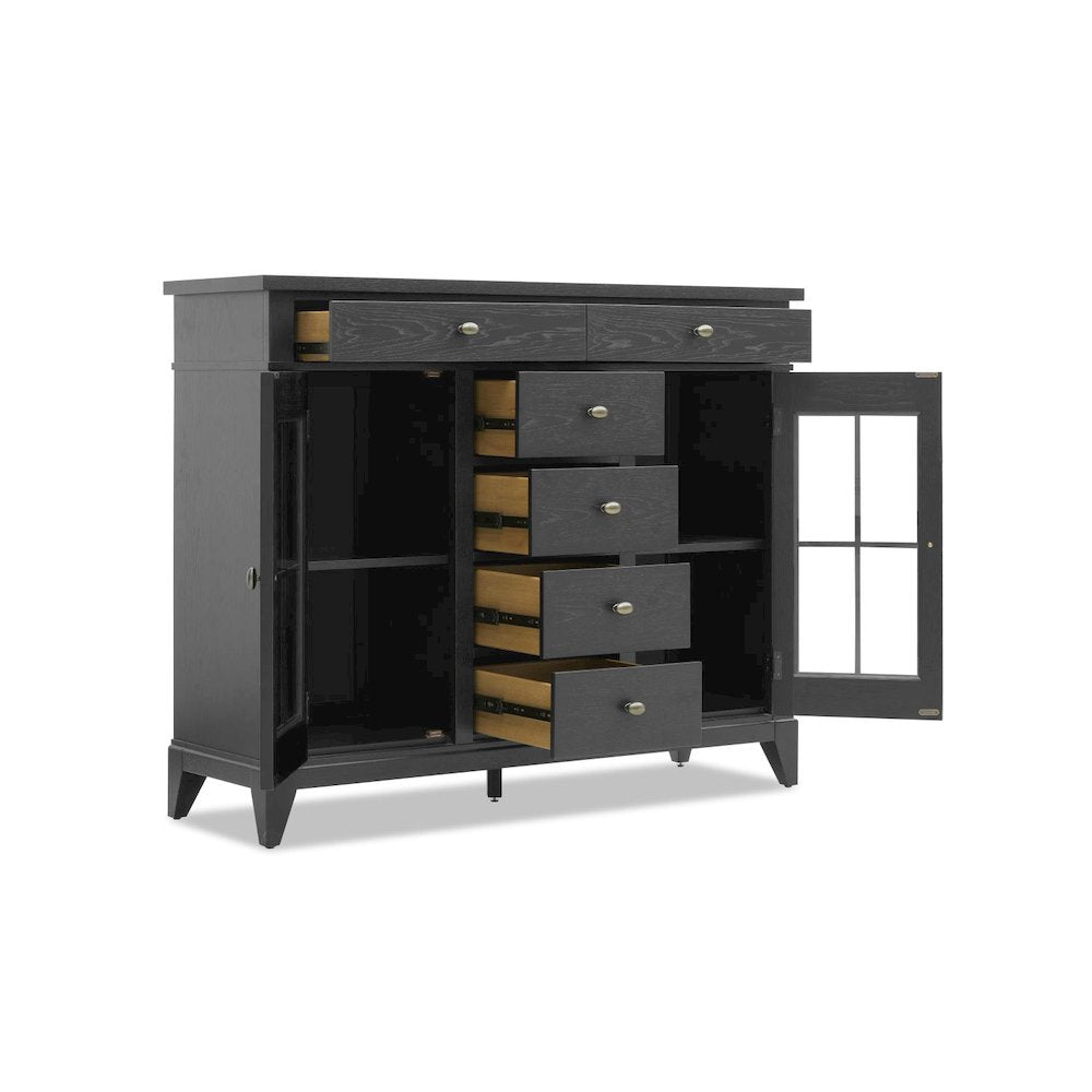 Today's Traditions Tall Server (7 drawers, 2 doors, 2 adj shelves)