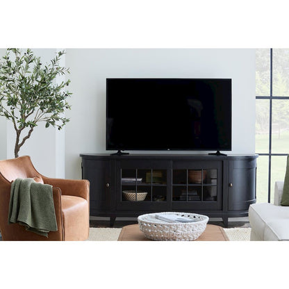 Entertainment Console (2 sliding doors, 2 doors, 4 adj shelves, 3 outlets)