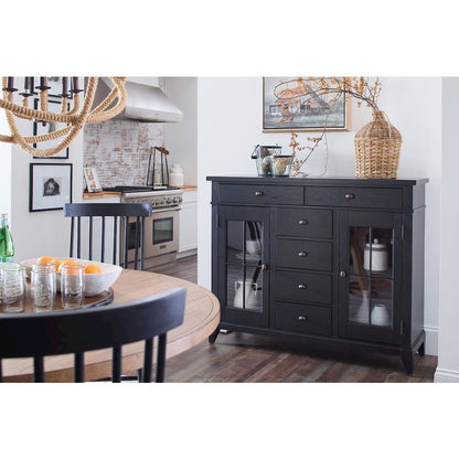 Today's Traditions Tall Server (7 drawers, 2 doors, 2 adj shelves)
