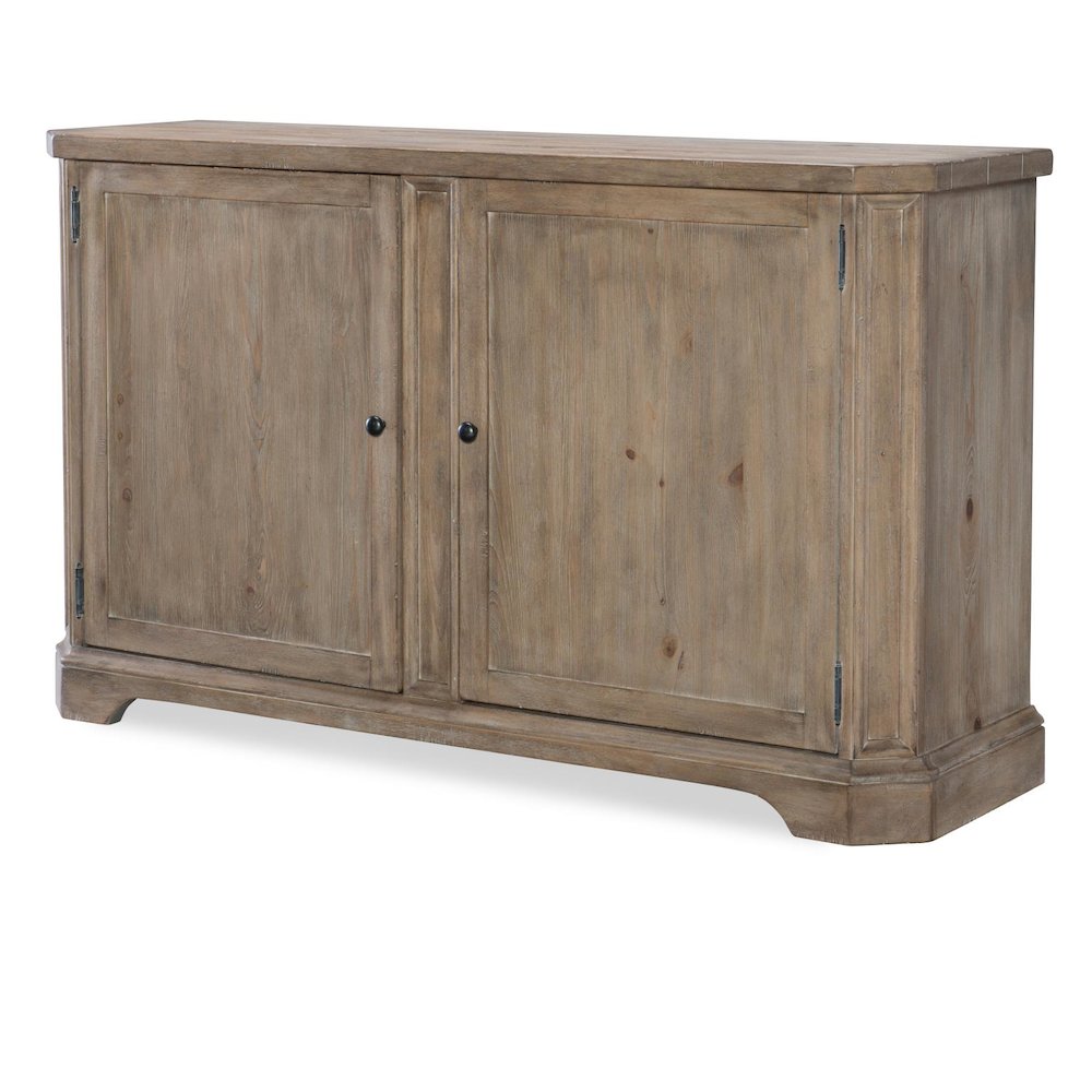 Monteverdi Buffet (2 Doors, 2 Rev/Adj Wine Bottle Shelves (Approx. 14 Bottles))