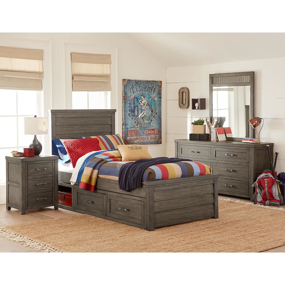 Bunkhouse Night Stand (2 Drawers, USB Kit)