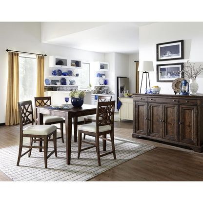 Trisha Yearwood Home Southern Kitchen Counter Height Dining Table (One 18" Leaf)