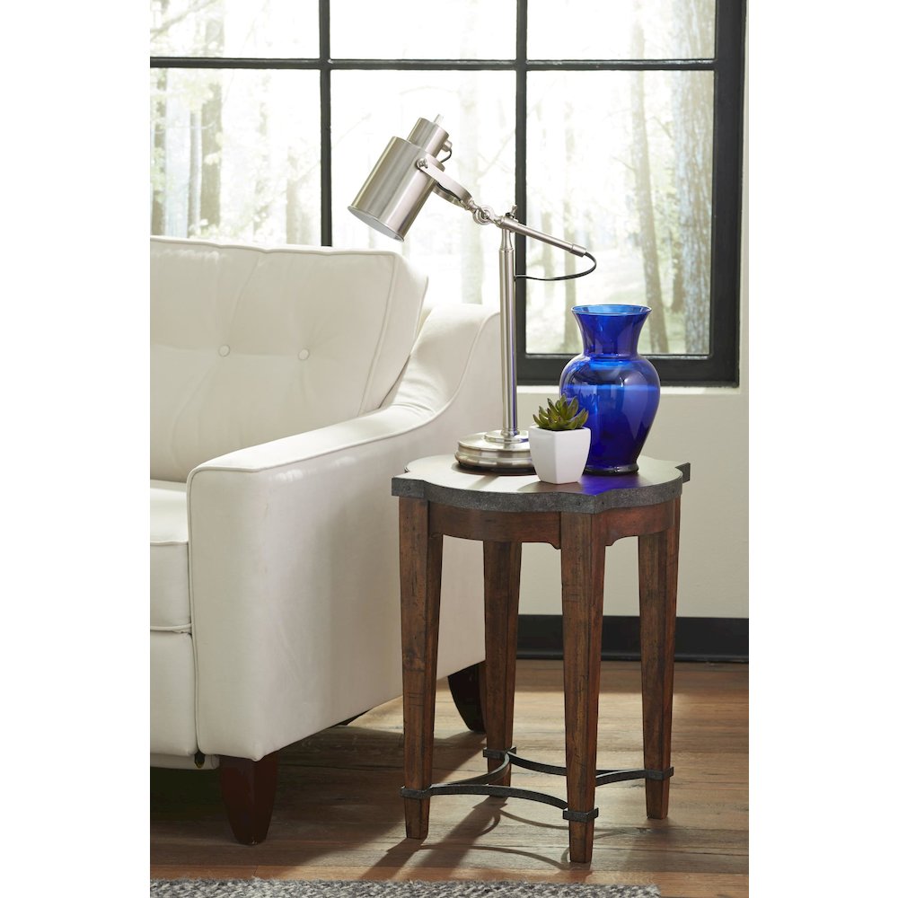 Trisha Yearwood Home Ginko Round Chairside Table