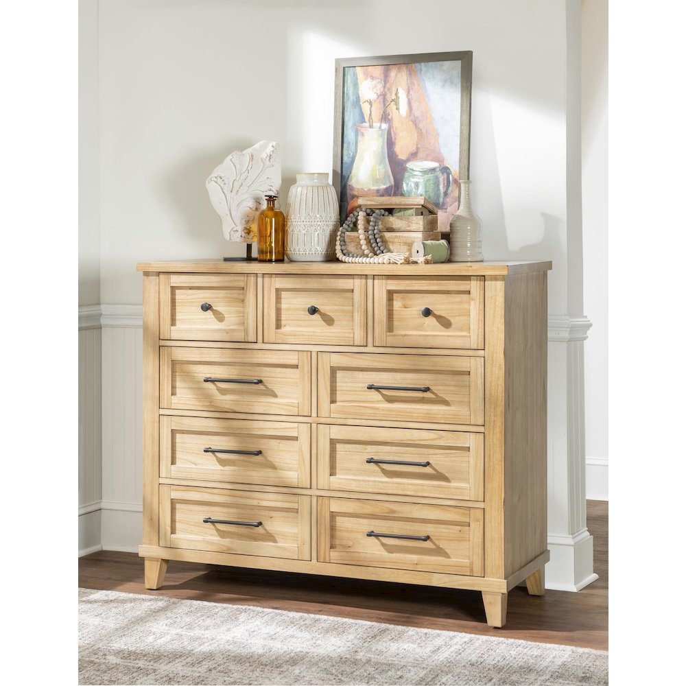 XXX's and OOO's Bureau (9 Drawers)