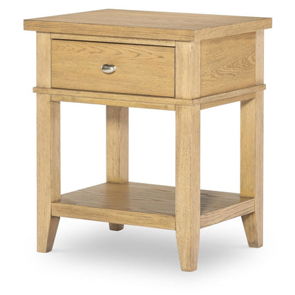 Today's Traditions Open Night Stand (1 Drawer, 1 OPEN SHELF, USB-C)