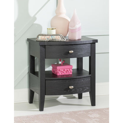 Today's Traditions Open Night Stand (2 Drawers, 1 OPEN SHELF, USB-C)