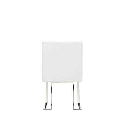 Dexter Side Chair White Pu (Set Of 2)