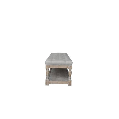 Z-Athena-59 Bench White And Frost Grey