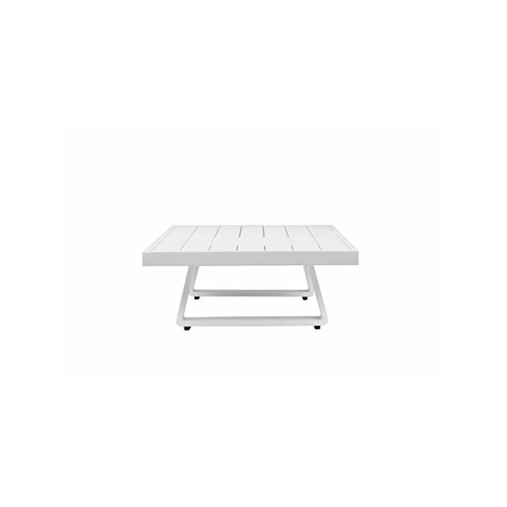 Air 4 Piece Set White In Aluminum