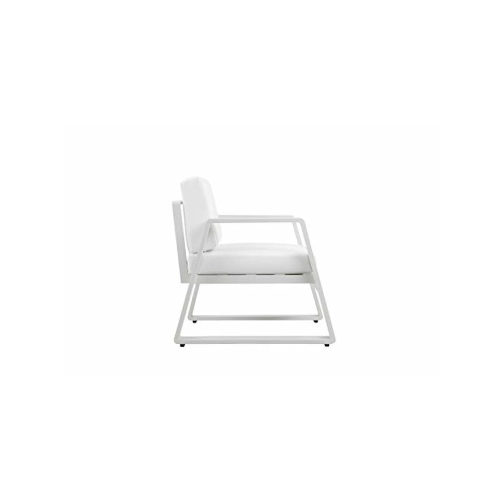 Air 4 Piece Set White In Aluminum