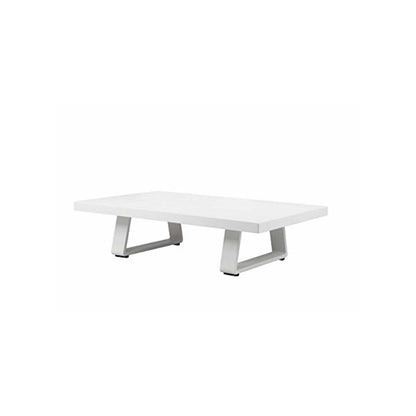 Air 4 Piece Set White In Aluminum