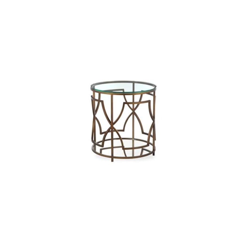 Z-Edward Round Side Table Brass