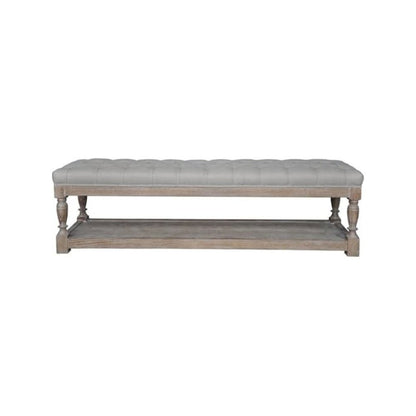 Z-Athena-59 Bench White And Frost Grey