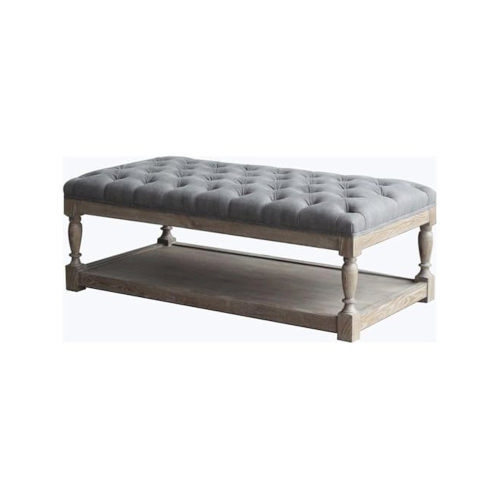 Z-Athena Rect Coffee Table White And Frost Gray