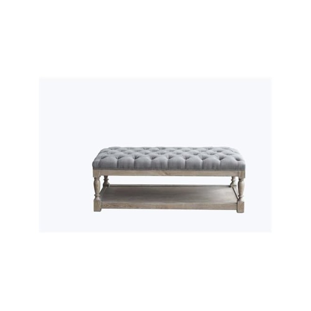 Z-Athena Rect Coffee Table White And Frost Gray