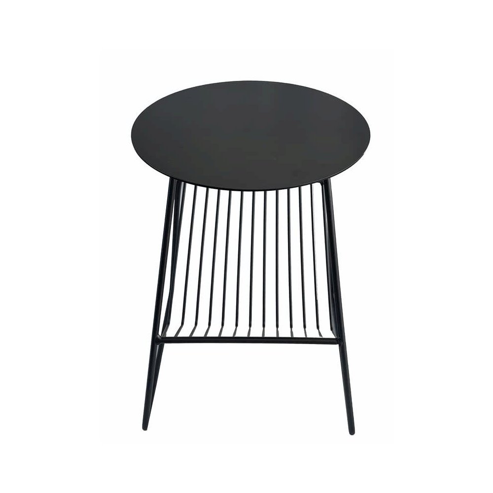 Gazette Magazine Table Black