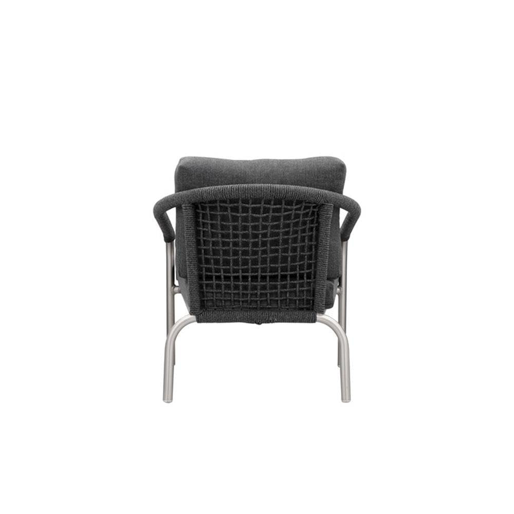 Chelsea Chair Slate In Aluminum, Rope