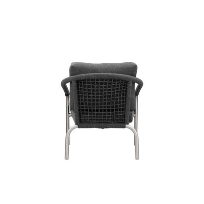 Chelsea Chair Slate In Aluminum, Rope