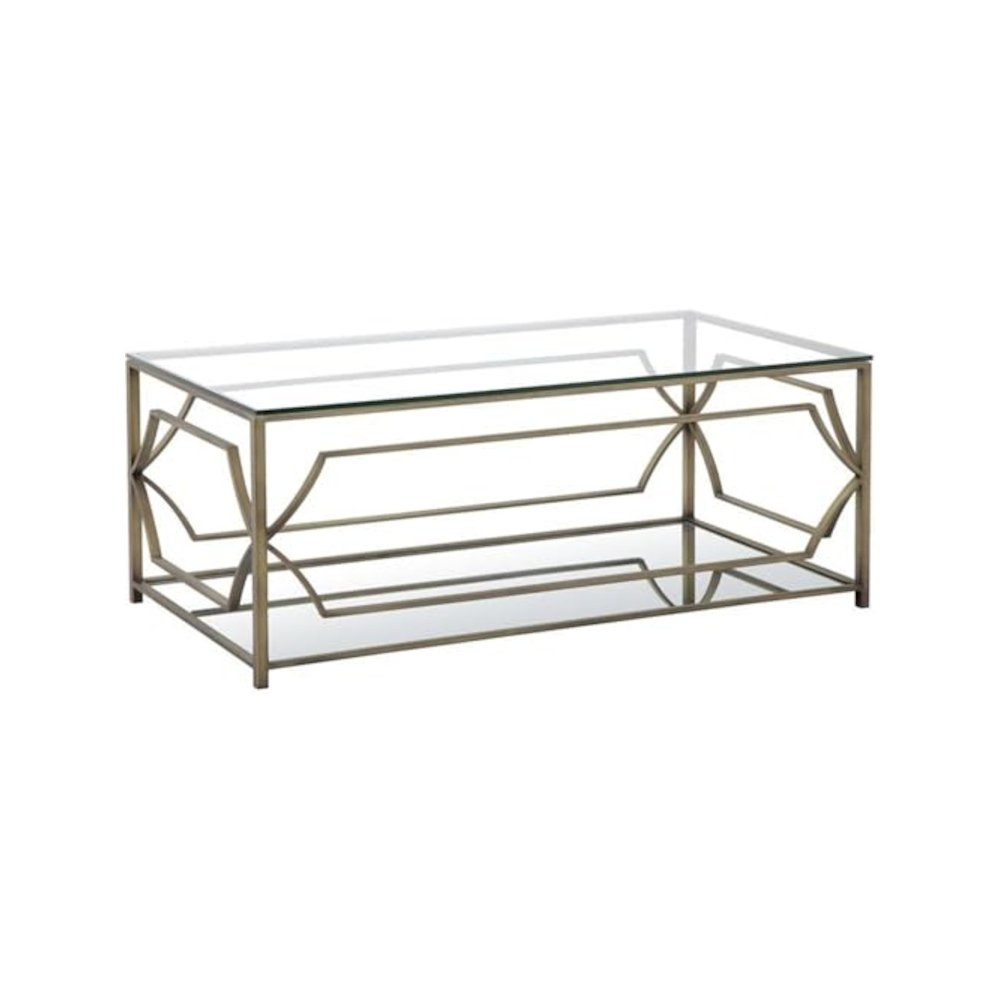Z-Edward Rect Coffee Table Brass