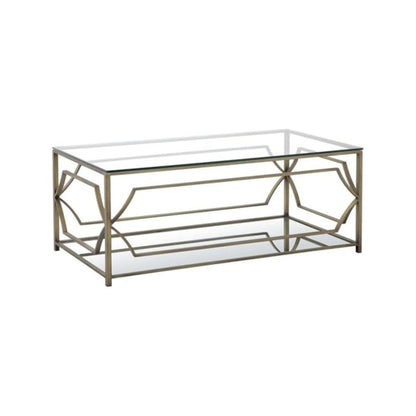 Z-Edward Rect Coffee Table Brass