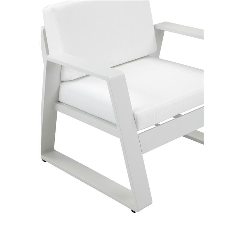 Air Chair White In Aluminum