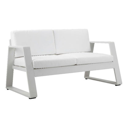 Air Sofa White In Aluminum