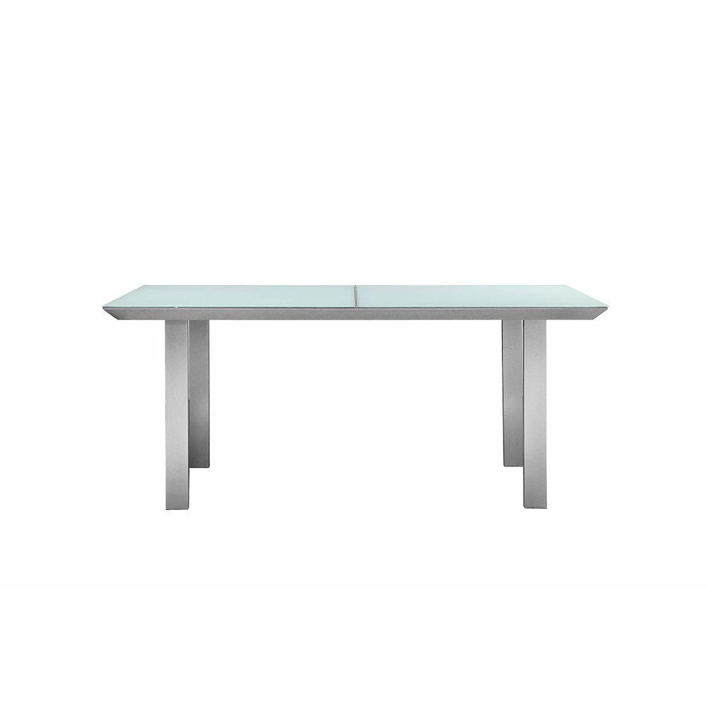Bella 7 Piece Dining Furniture Set, Grey In Aluminum, Rope