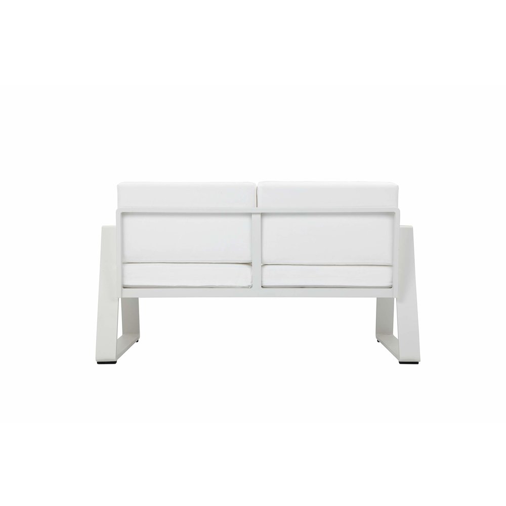 Air 4 Piece Set White In Aluminum