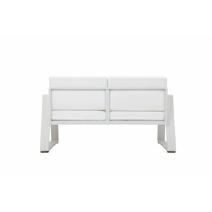 Air 4 Piece Set White In Aluminum