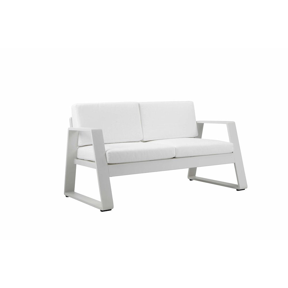 Air 4 Piece Set White In Aluminum