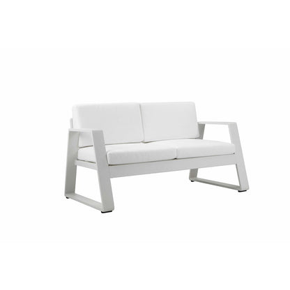 Air 4 Piece Set White In Aluminum