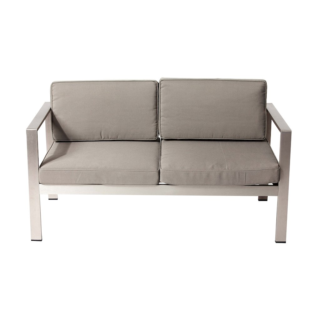 Karen Sofa, Grey In Aluminum