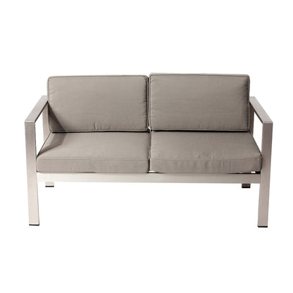 Karen Sofa, Grey In Aluminum