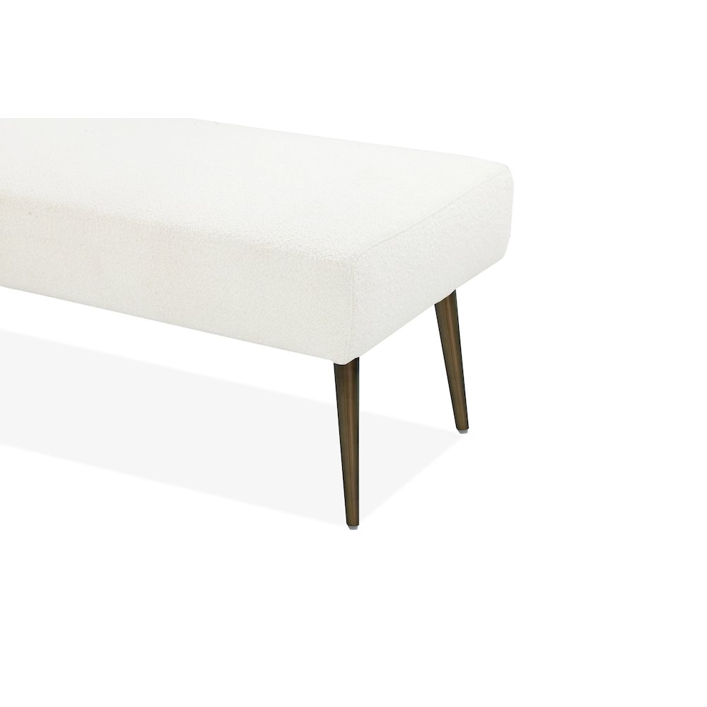 Avah Bench Boucle White