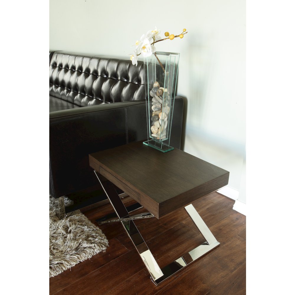 Alexa Side Table Espresso
