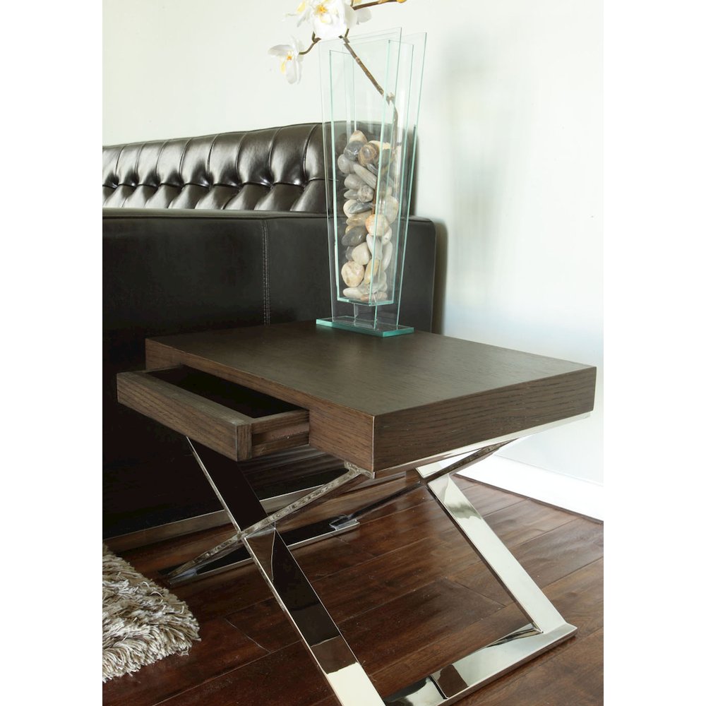Alexa Side Table Espresso