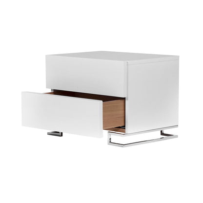 Harper Night Stand White