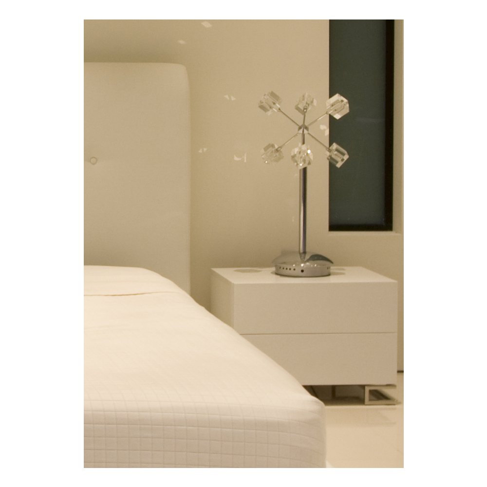 Harper Night Stand White