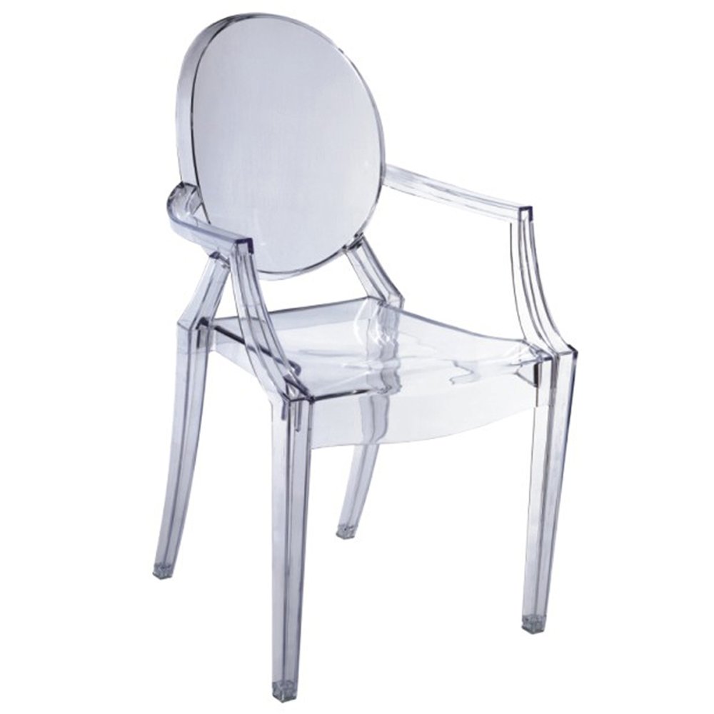 Bentley Arm Dining Chair Clear - Set Of 4