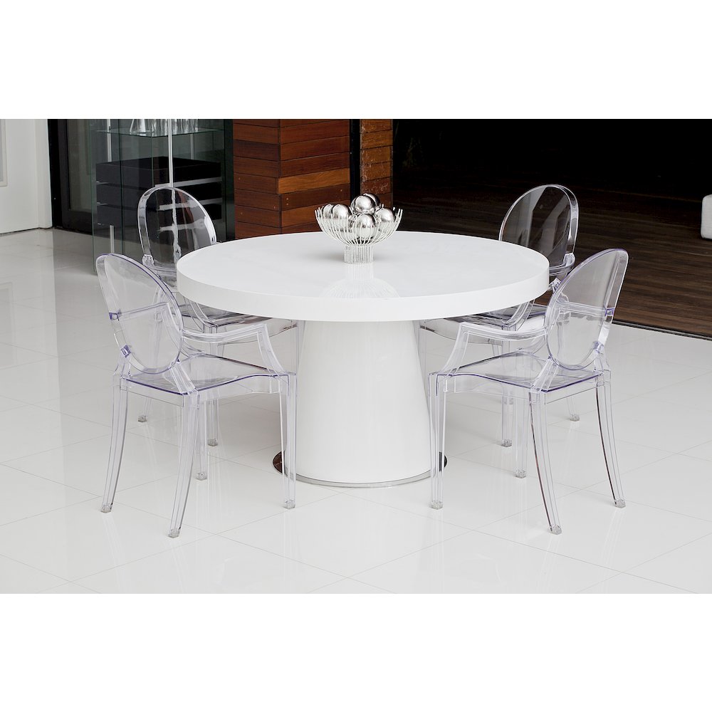 Bentley Arm Dining Chair Clear - Set Of 4