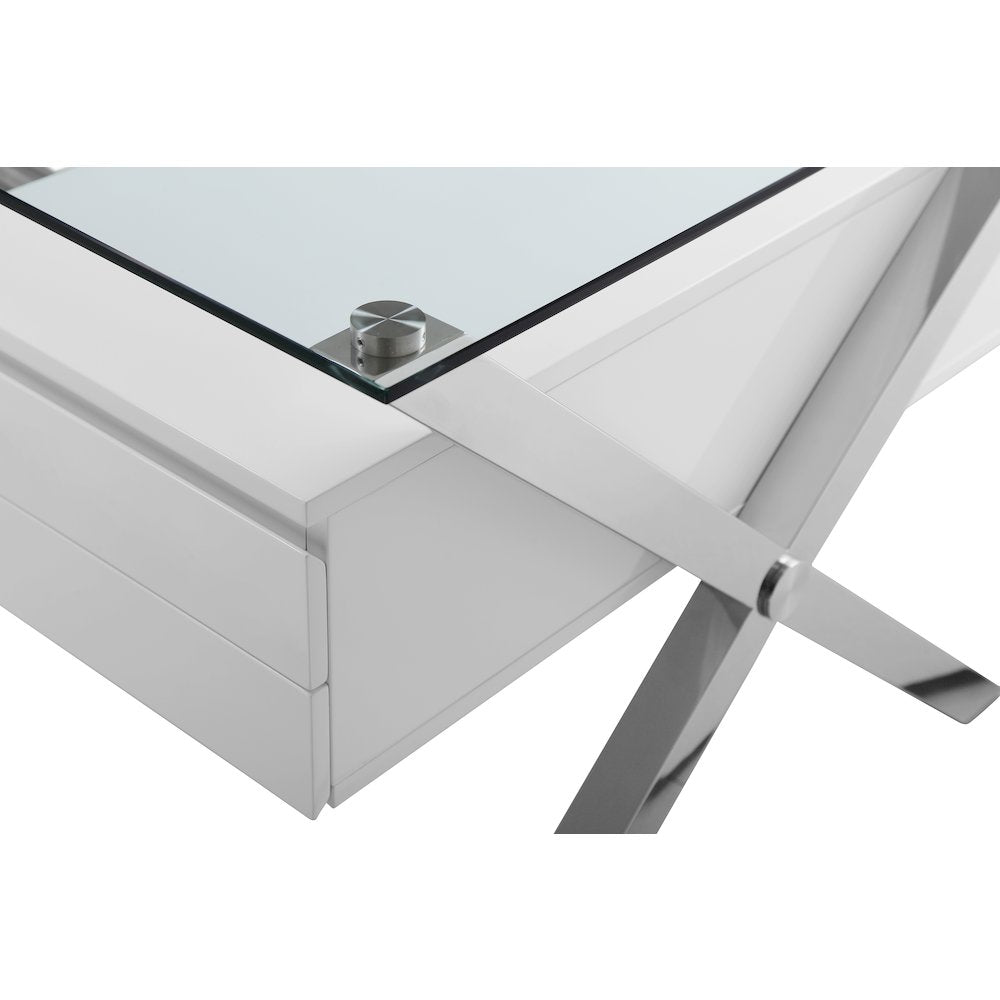 Beverli Desk Large White
