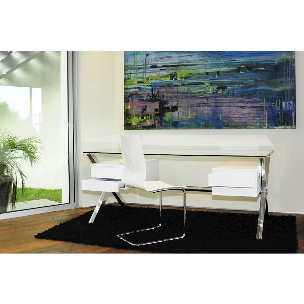 Beverli Desk Large White