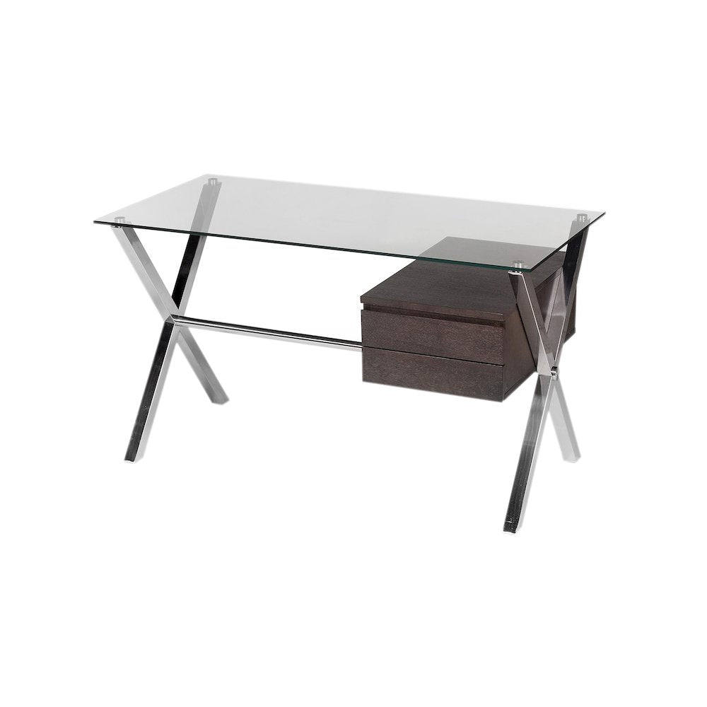 Beverli Desk Small Espresso