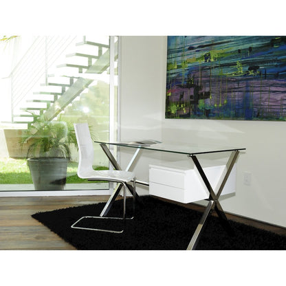 Beverli Desk Small White