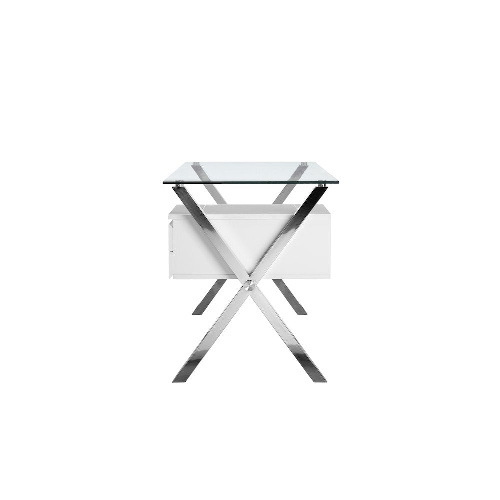 Beverli Desk Small White