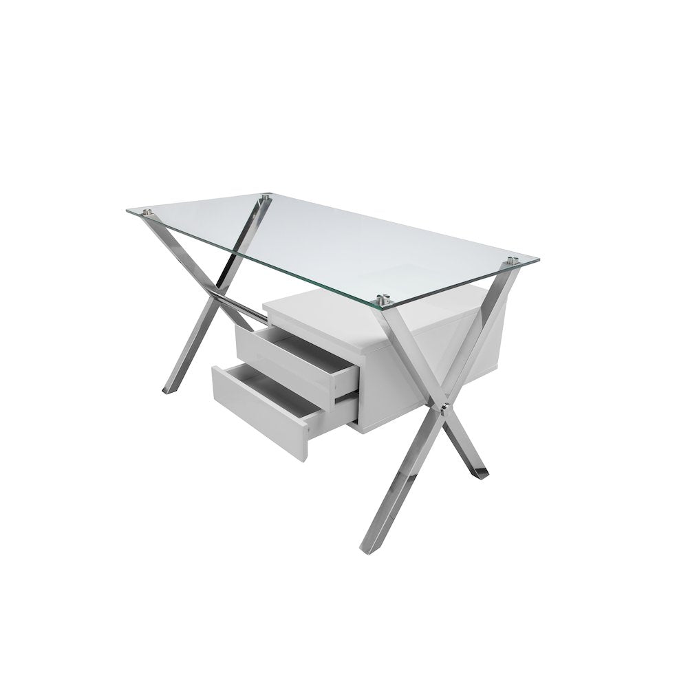 Beverli Desk Small White