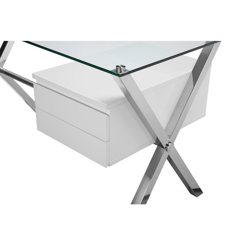 Beverli Desk Small White